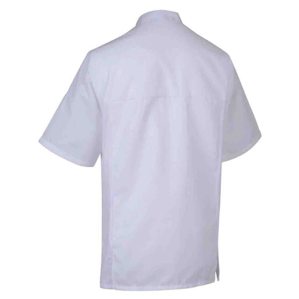 Veste De Cuisine ROBUR - Tissu Respirant, Coupe Slim, Manches Courtes - 7