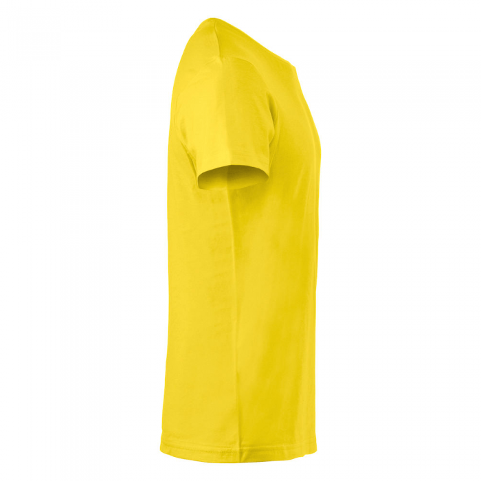 vetipro vente en ligne vetements pro t shirt unisexe basic t blanc copie basic t jaune droite