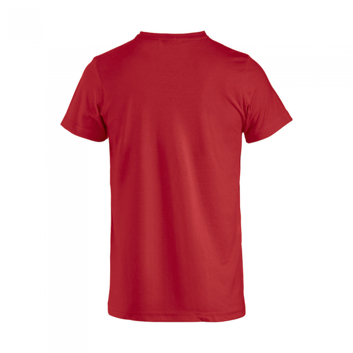 vetipro vente en ligne vetements pro t shirt unisexe basic t cerise copie basic t rouge dos