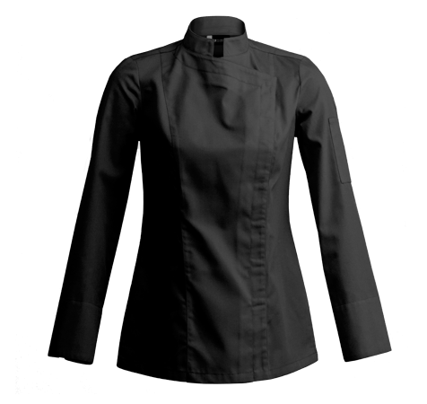 vetipro vente en ligne vetements pro veste de cuisine femme sienne noire ml sienne p vface 2