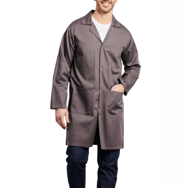 vetipro vente en ligne vetements pro blouse h coton gris pressions 04blouse h coton gris pressions