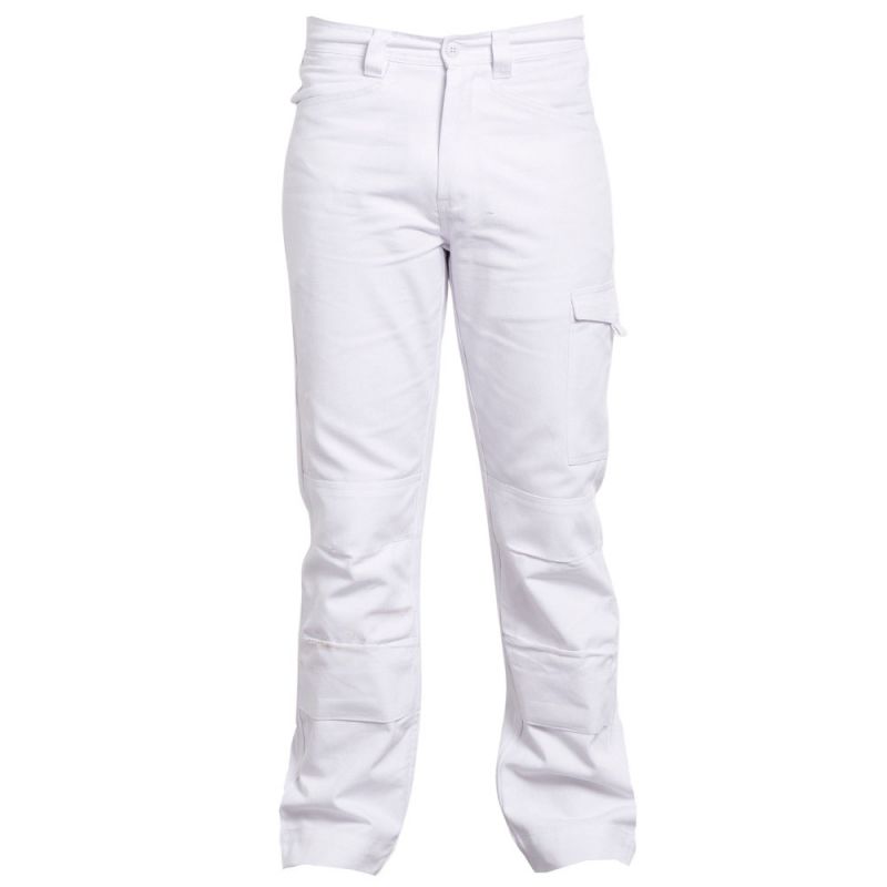 Pantalon de travail en coton avec poche genoux - EVO - Vente vêtement de  travail et chaussures de sécurité