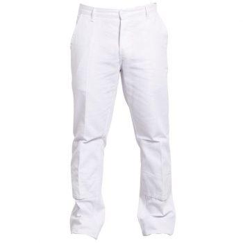 vetipro vente en ligne vetements pro pantalon coton blanc poches genoux 1pantalon de travail avec poches genoux 100 coton pbv