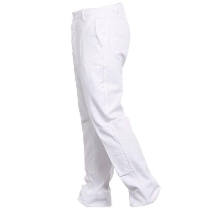 vetipro vente en ligne vetements pro pantalon coton blanc poches genoux 3pantalon de travail avec poches genoux 100 coton pbv