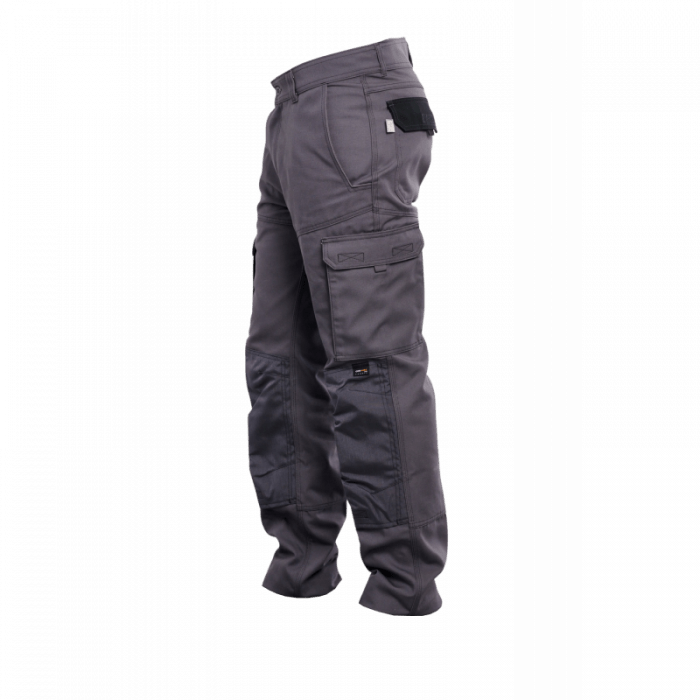 vetipro vente en ligne vetements pro pantalon poches genoux cordura fabian 04pantalon typhon plus gris noir pg
