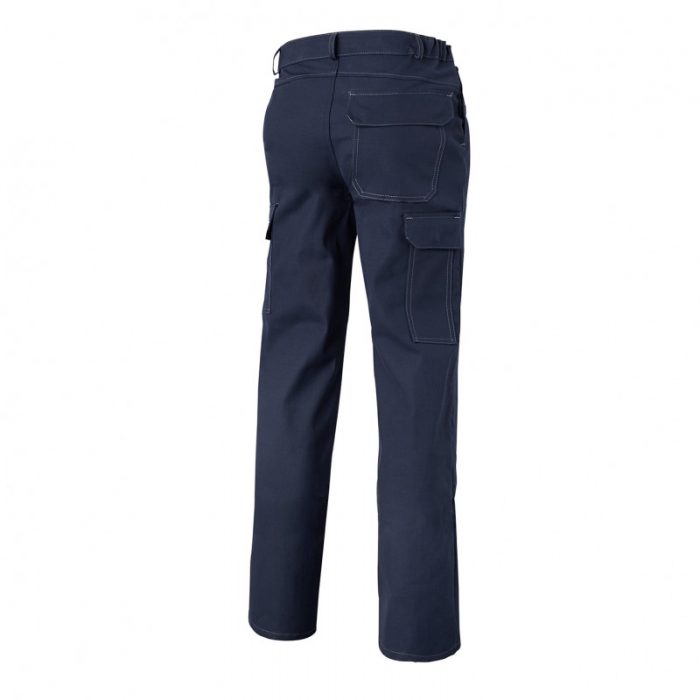 vetipro vente en ligne vetements pro pantalon techprotect multirisques bleu navy pantalon genouilleres sans bandes techprotect 1