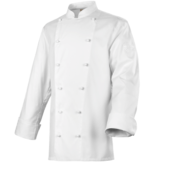 vetipro vente en ligne vetements pro veste de cuisine mixte manche longue monblanc monblanc ml blanc