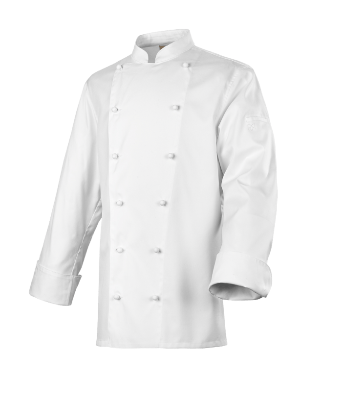 vetipro vente en ligne vetements pro veste de cuisine mixte manche longue monblanc monblanc ml blanc
