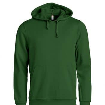 Sweat Shirt BASIC HOODY - VERT BOUTEILLE, S