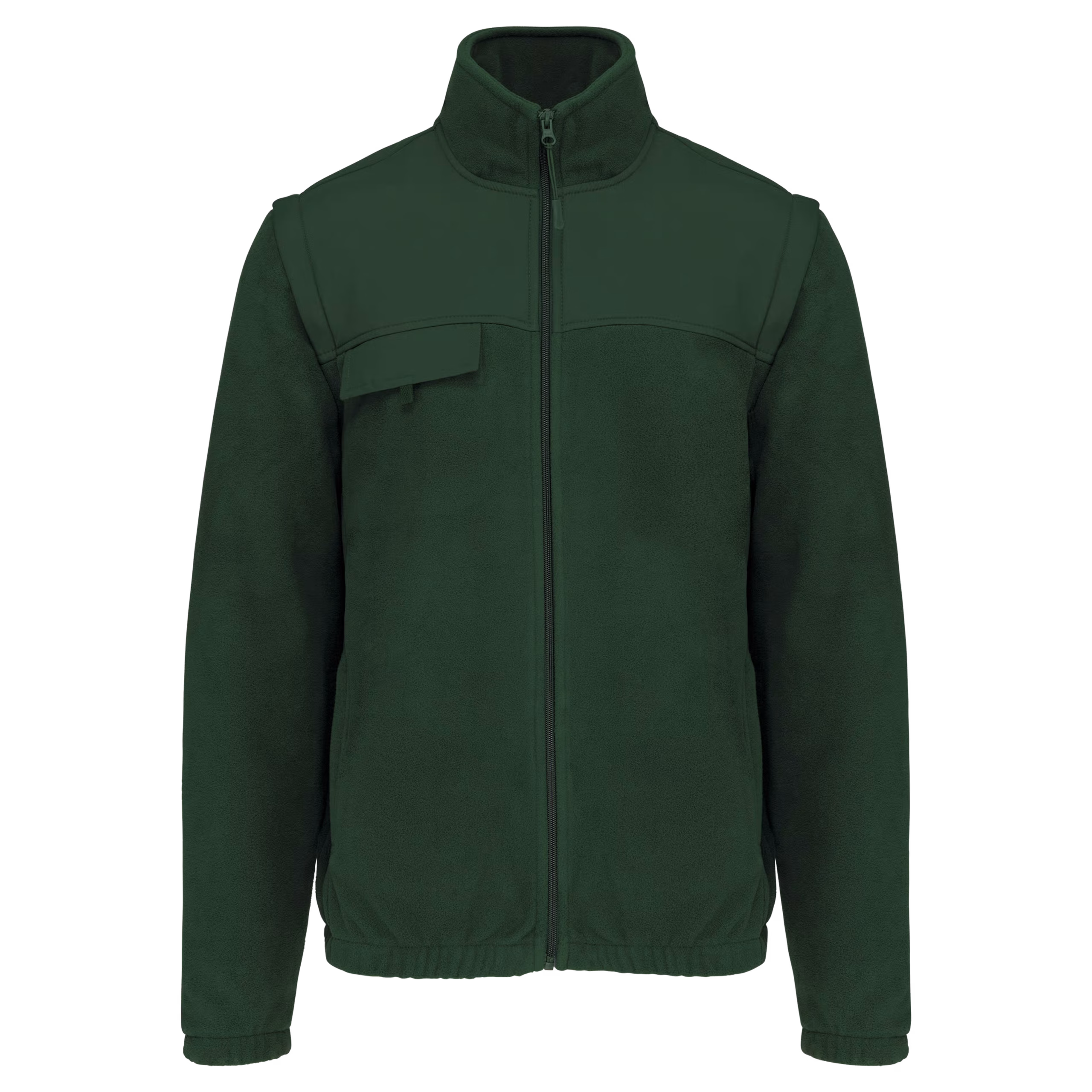 Veste polaire manches amovibles homme