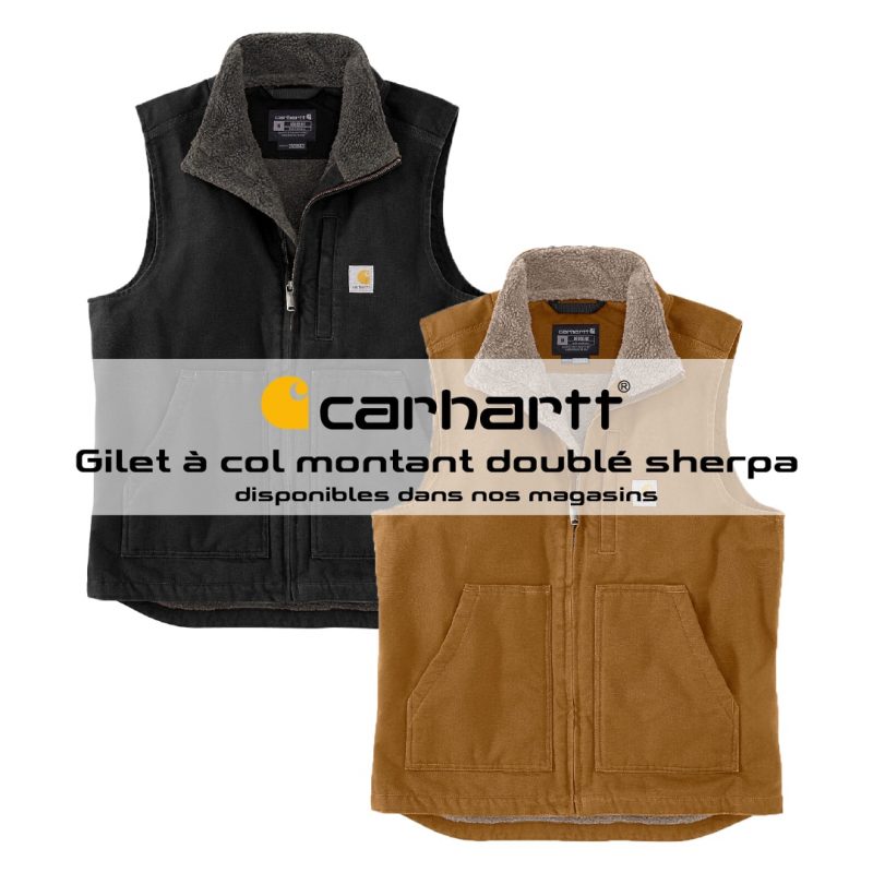 Poste_Carhartt_Gilet_double_sherpa Poste_Carhartt_Gilet_double_sherpa