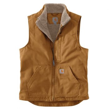 WASHED DUCK MOCK-NECK VEST CARHARTT