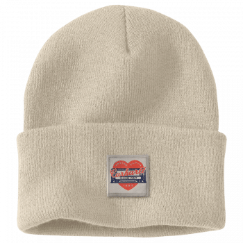Bonnet WOMEN KNIT HEART PATCH BEANIE CARHARTT